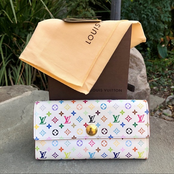🚫SOLD LV Sarah Multicolor Wallet •W/DUSTBAG & BOX - Picture 16 of 16